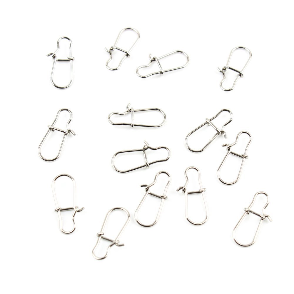 480x Fishing Swivel FY008-01 Enhanced Snaps Test 9Kg 15MM Cross Lock Tackle Fly Coast Lock Solid Coastlock Sea Lures