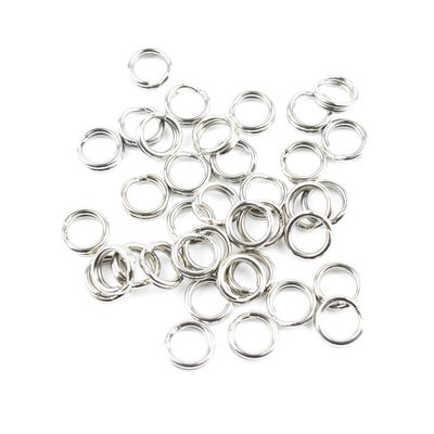 610x Fishing Swivel FY010-06 Split Rings 6.5MM Tackle Fly Coast Lock Snaps Solid Coastlock Sea Lures