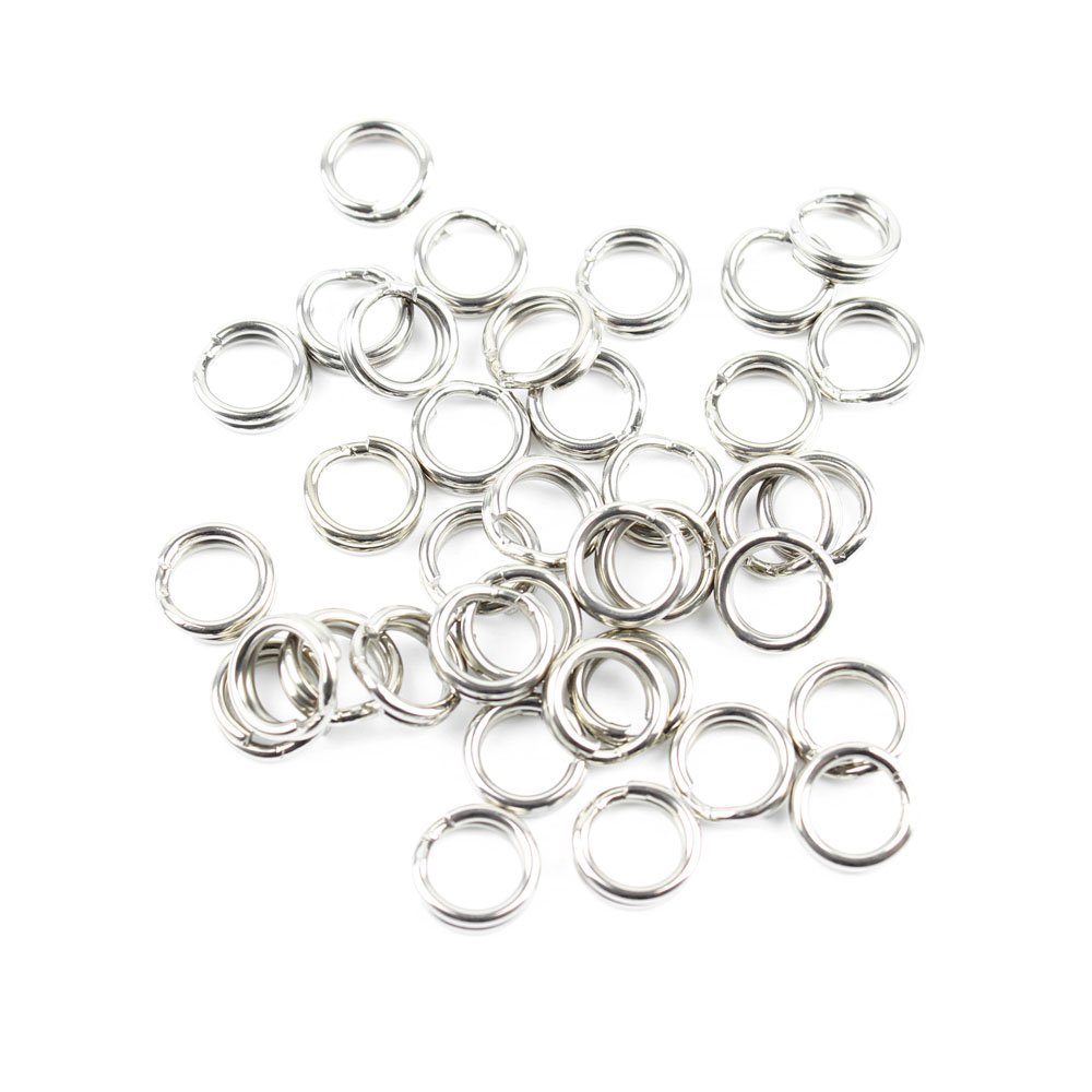 610x Fishing Swivel FY010-06 Split Rings 6.5MM Tackle Fly Coast Lock Snaps Solid Coastlock Sea Lures