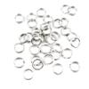 460x Fishing Swivel FY010-07 Split Rings 7.2MM Tackle Fly Coast Lock Snaps Solid Coastlock Sea Lures view 1