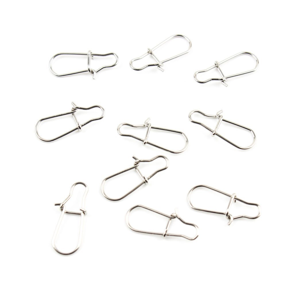 830x Fishing Swivel FY008-02 Enhanced Snaps Test 11Kg 19MM Cross Lock Tackle Fly Coast Lock Solid Coastlock Sea Lures