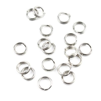 310x Fishing Swivel FY010-08 Split Rings 8.2MM Tackle Fly Coast Lock Snaps Solid Coastlock Sea Lures
