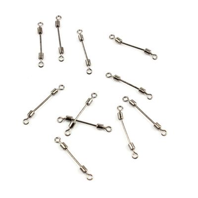 220x Fishing Swivel FY011-06S Lead Sheet 11MM Cross Lock Tackle Fly Coast Lock Solid Coastlock Sea Lures