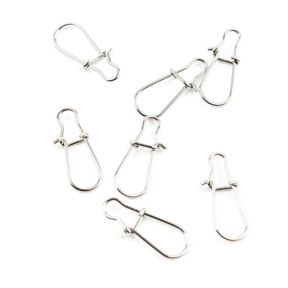 620x Fishing Swivel FY008-04 Enhanced Snaps Test 23Kg 24MM Cross Lock Tackle Fly Coast Lock Solid Coastlock Sea Lures