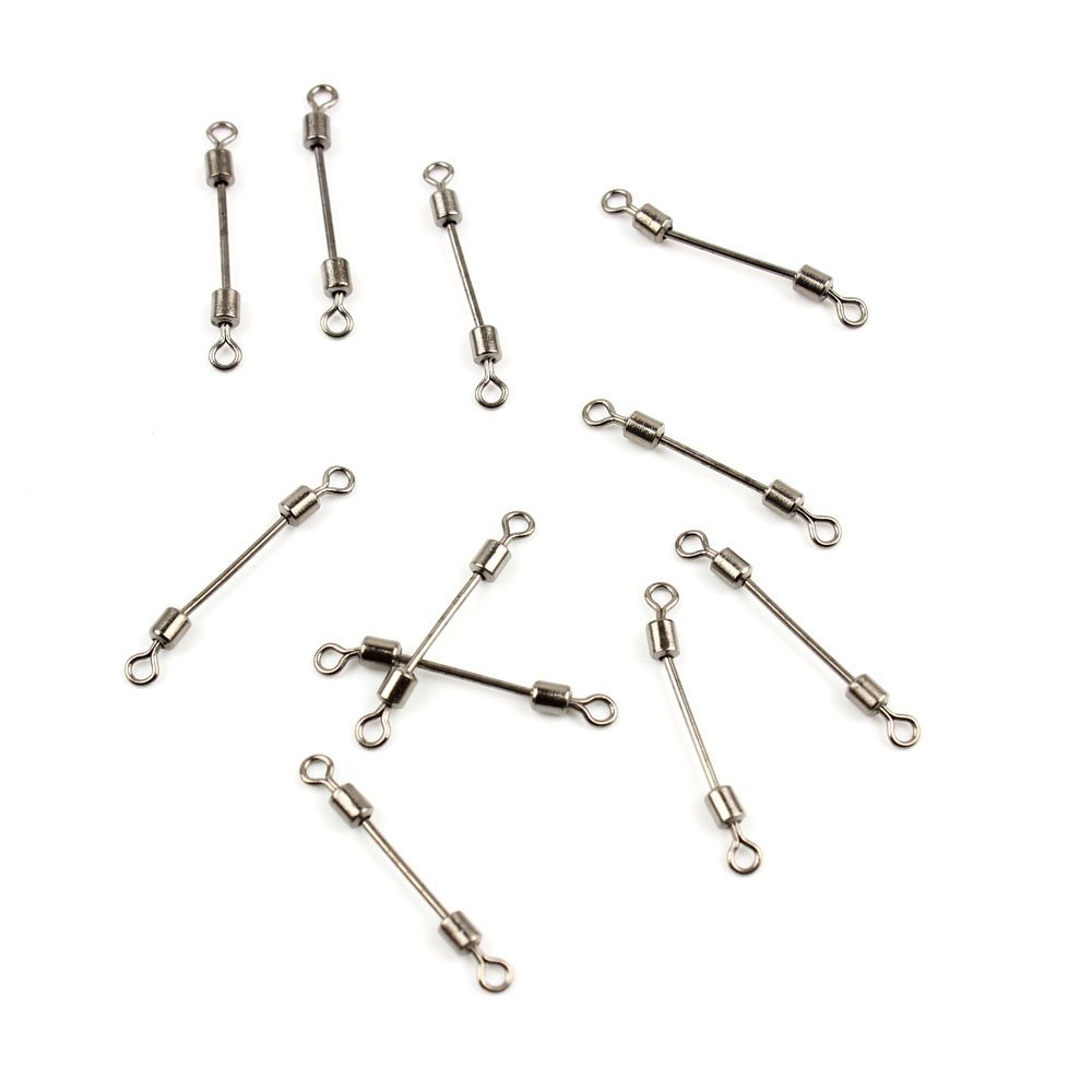460x Fishing Swivel FY011-06S Lead Sheet 11MM Cross Lock Tackle Fly Coast Lock Solid Coastlock Sea Lures