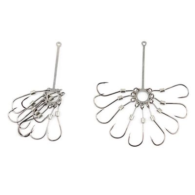 20x Fishing Swivel FY012-08 Tray Plate Hooks 8# Tackle Fly Coast Lock Snaps Solid Coastlock Sea Lures