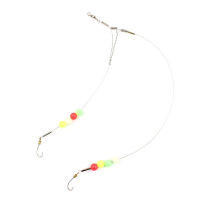 30x Fishing Swivel FY013-10 Wire Rig Hooks Floating Luminous 10# Tackle Fly Coast Lock Snaps Solid Coastlock Sea Lures