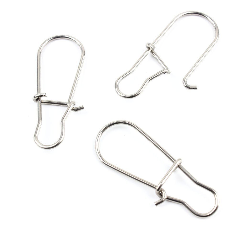 180x Fishing Swivel FY008-08 Enhanced Snaps Test 100Kg 50MM Cross Lock Tackle Fly Coast Lock Solid Coastlock Sea Lures