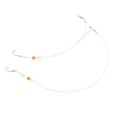 30x Fishing Swivel FY013-16 Wire Rig Hooks Floating Luminous 16# Tackle Fly Coast Lock Snaps Solid Coastlock Sea Lures