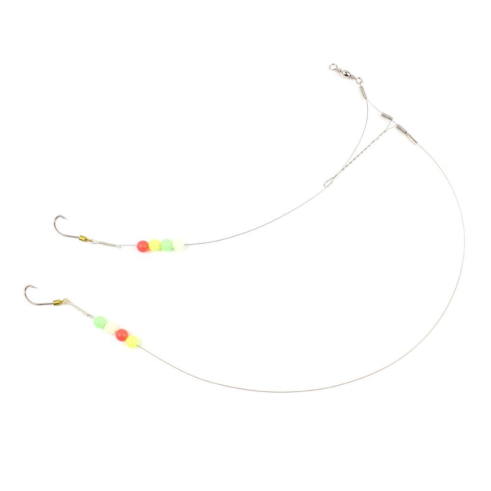 30x Fishing Swivel FY013-16 Wire Rig Hooks Floating Luminous 16# Tackle Fly Coast Lock Snaps Solid Coastlock Sea Lures