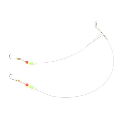 10x Fishing Swivel FY013-18 Wire Rig Hooks Floating Luminous 18# Tackle Fly Coast Lock Snaps Solid Coastlock Sea Lures