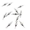 100x Fishing Swivel FY009-05 Rolling Copper Weight Cross Lock Tackle Fly Coast Lock Solid Coastlock Sea Lures view 1