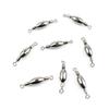 100x Fishing Swivel FY009-06 Rolling Copper Weight Cross Lock Tackle Fly Coast Lock Solid Coastlock Sea Lures view 1