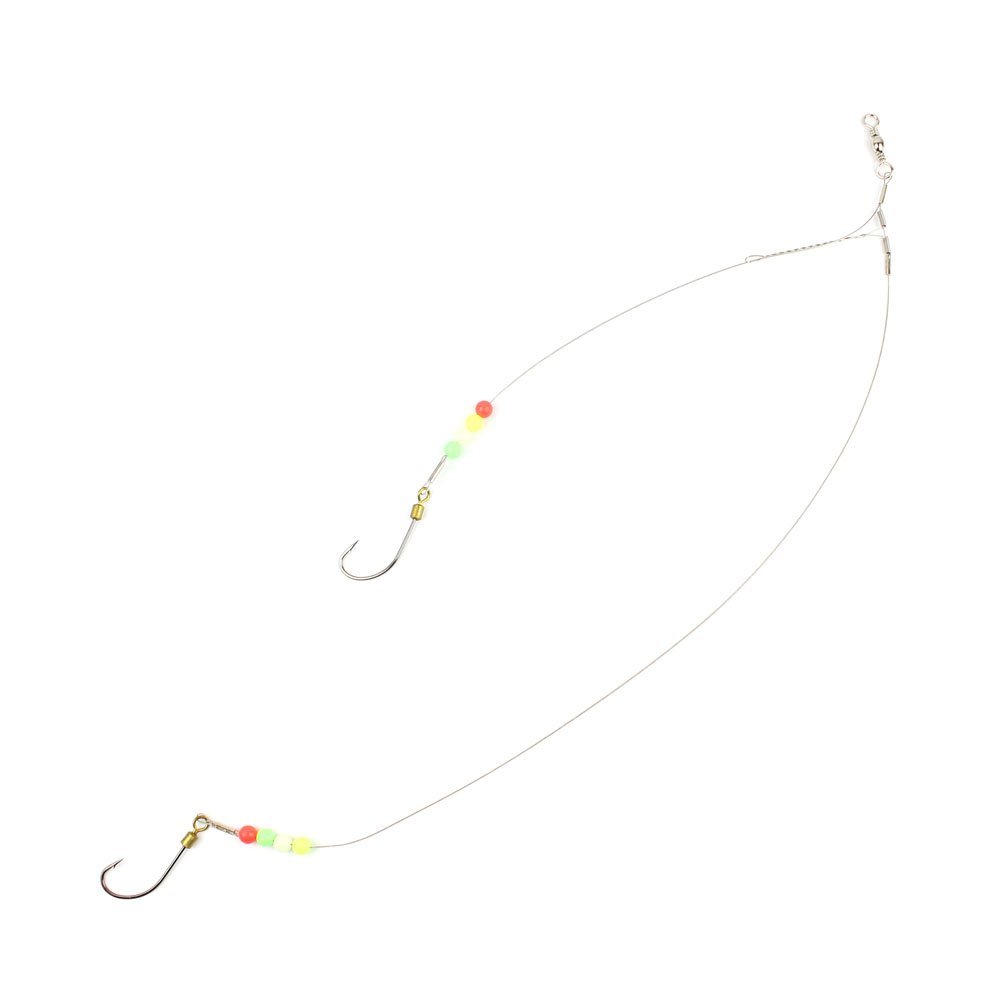 20x Fishing Swivel FY013-24 Wire Rig Hooks Floating Luminous 24# Tackle Fly Coast Lock Snaps Solid Coastlock Sea Lures