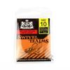 40x Fishing Swivel FY014-10 Rolling with Hook 10# Tackle Fly Coast Lock Snaps Solid Coastlock Sea Lures view 1