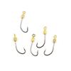 40x Fishing Swivel FY014-10 Rolling with Hook 10# Tackle Fly Coast Lock Snaps Solid Coastlock Sea Lures view 2
