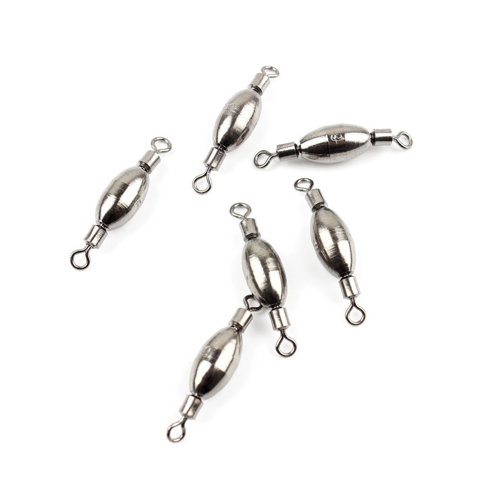 70x Fishing Swivel FY009-09 Rolling Copper Weight Cross Lock Tackle Fly Coast Lock Solid Coastlock Sea Lures