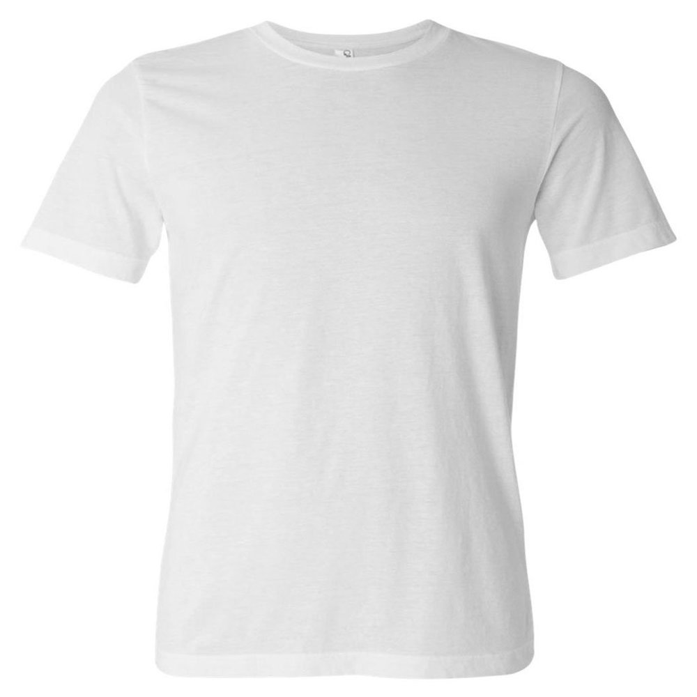Bella Canvas Poly-Cotton Short-Sleeve T-Shirt (3650) White, XL