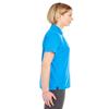 UltraClub Ladies' Cool & Dry Mesh Piqu Polo 2XL COAST view 3