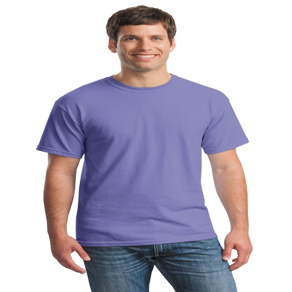 Heavy Cotton 100% Cotton Tshirt (G500) Violet, 2XL