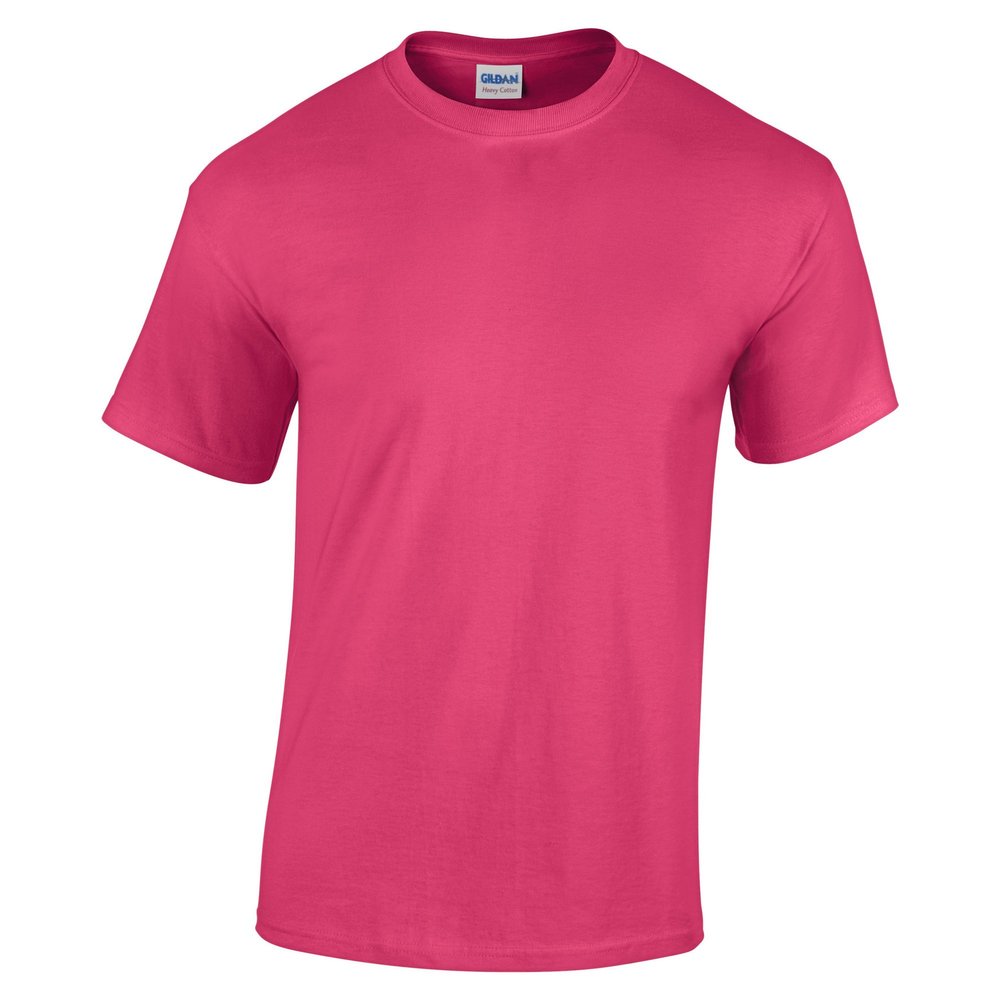 Gildan Adult Heavy Cotton T-Shirt,Heliconia,L