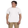 5.6 oz. 50/50 Pocket T-Shirt (G830) White, XL view 1