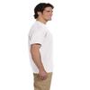 5.6 oz. 50/50 Pocket T-Shirt (G830) White, XL view 2