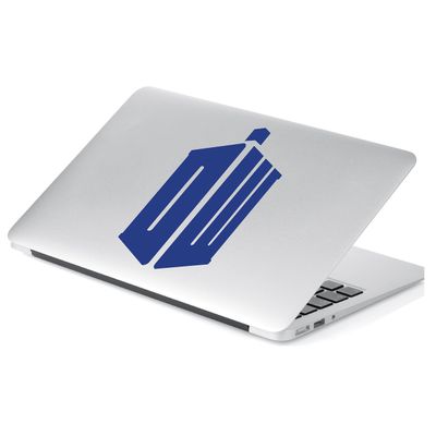 Yoonek Graphics Tardis Decal Sticker for Car Window, Laptop and More. # 530 (4" x 2.1", Blue)