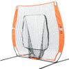 Bownet in-Fielder's 7' x 7' Baseball Softball Training Net - for Developing Fielding Techniques - Resilient - Portable - Easy to Setup - NET ONLY, Black view 1