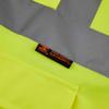 3C Products SV4100, ANSI/ISEA Class 2, High Vis Mesh Vest, Reflective, Zipper, 5 Pockets (Clear ID Pocket), Neon Green,3XL view 4
