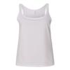 Bella Womens/Ladies Relaxed Jersey Tank Top (L) (White) view 1