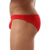 Jaxu Men's Pouch Bikini Underwear Sexy Smooth Bulge Mens Briefs Red X-Large view 4
