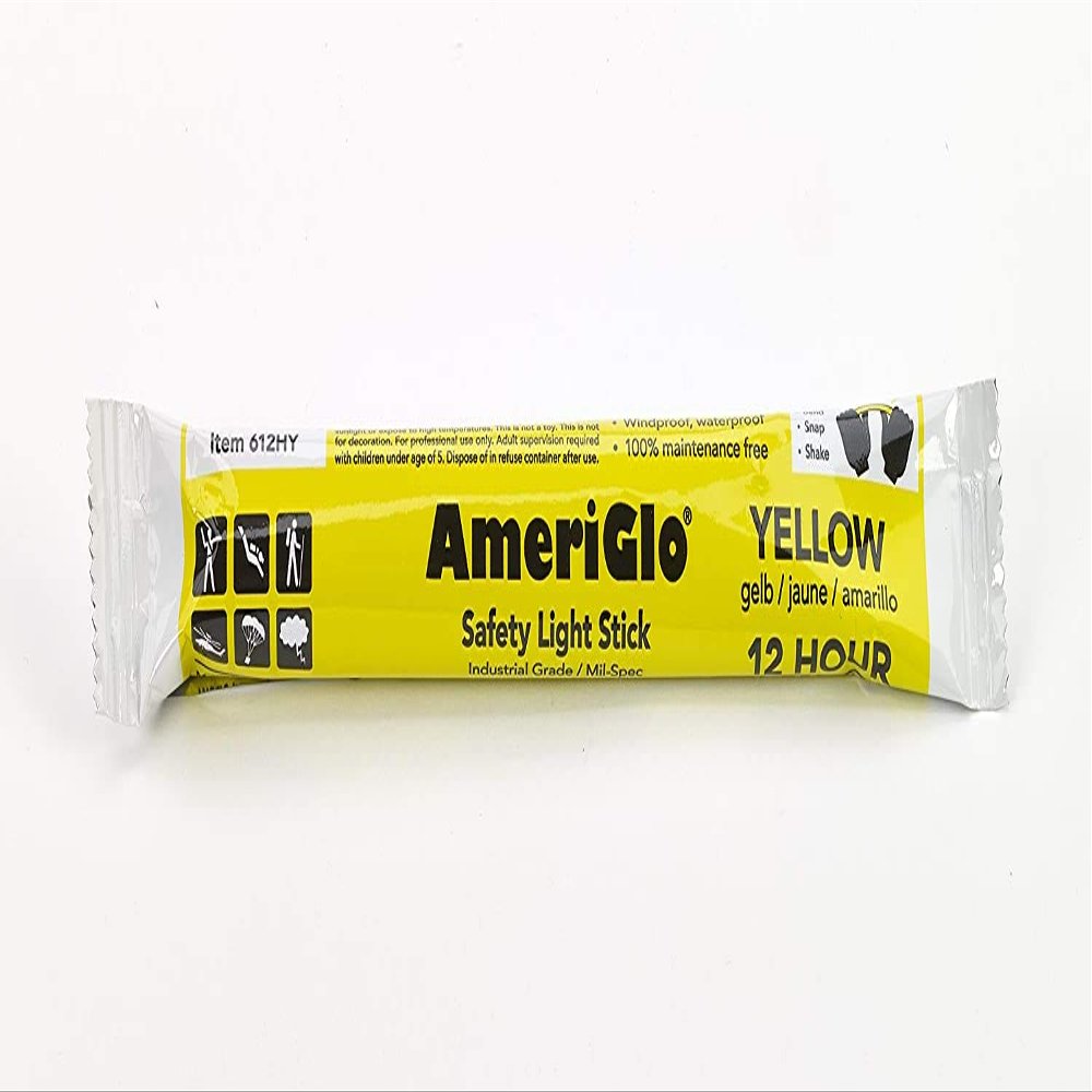 12HOURS 6" LIGHT STICKS YELLOW