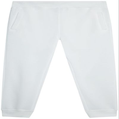 Southpole Boys Active Basic Jogger Fleece Pants, White, 18-20 US
