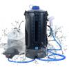Lixada 12L/20L Water Bag Collapsible Water Container Portable Camping Shower Bag Water Bag with Air Pump for Outdoor (B) view 1