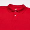 Hanes Big Boys' Short Sleeve Eco Smart Jersey Polo, Deep Red, Large view 2