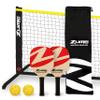 Zume Games Portable Badminton Set with Net, 4 Rackets, Shuttlecocks & Carrying Case  Outdoor Lawn Game for Backyard, Beach, or Park  Easy Setup, No Tools Required view 1