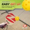 Zume Games Portable Badminton Set with Net, 4 Rackets, Shuttlecocks & Carrying Case  Outdoor Lawn Game for Backyard, Beach, or Park  Easy Setup, No Tools Required view 3