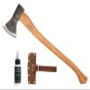 1844 Helko Werk Germany Traditional Hessen Woodworker Axe - Made in Germany Hand Forged Felling Axe and Cutting Axe, Forest Axe for Felling Tree - Head 2-3/4 lbs, Handle 28 in. (Hessen) #13563 view 1