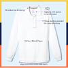 French Toast Little Boys' Long Sleeve Pique Polo, Light Blue, 4T view 4