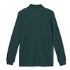 French Toast Little Boys' Toddler Long Sleeve Pique Polo, Hunter, 4T, Hunter Green view 2