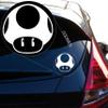 Yoonek Graphics Mario Mushroom Decal Sticker for Car Window, Laptop and More. # 496 (4" x 4", White) view 1