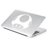 Yoonek Graphics Mario Mushroom Decal Sticker for Car Window, Laptop and More. # 496 (4" x 4", White) view 2