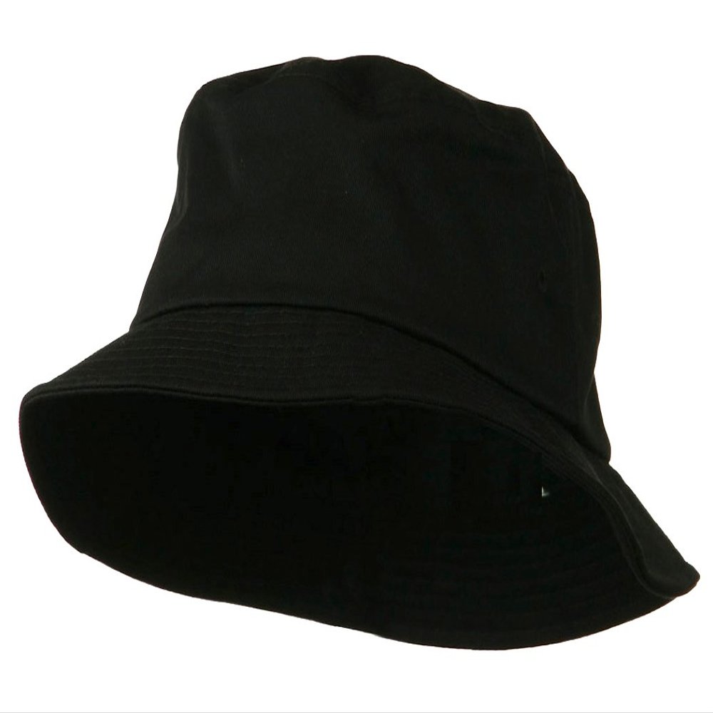 Altis Apparel 100% Cotton Bucket Fishing Hat (L/XL, Black)