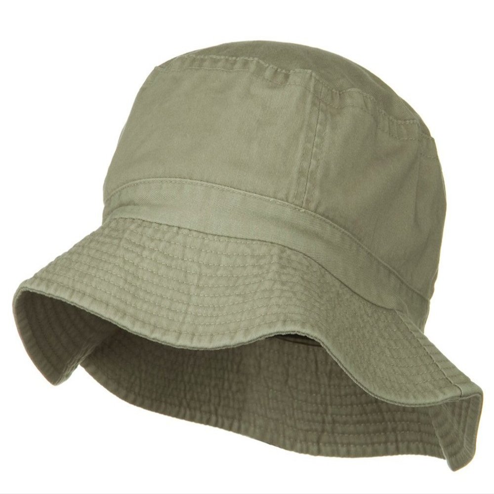 Altis Apparel 100% Cotton Soft Bucket Fishing Hat (L/XL, Khaki)