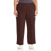 Alfred Dunner Women's Missy Proportioned Short Twill Pant, Chocolate, 8 view 1