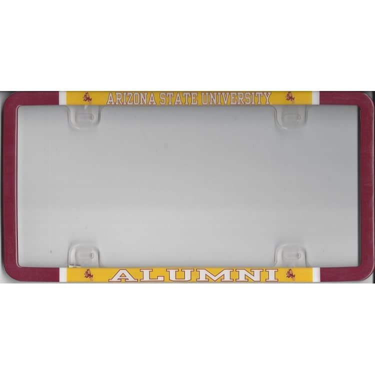 Arizona State University S17054 LIC PLT Thin Frame - Plastic & Decal