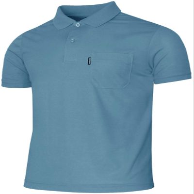 BCPOLO Men's Polo Shirt Short Sleeve Polo Shirt Dri Fit Basic Polo Shirt Gray-XS