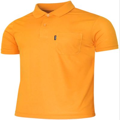 BCPOLO Men's Polo Shirt Short Sleeve Polo Shirt Dri Fit Basic Polo Shirt Yellow-M