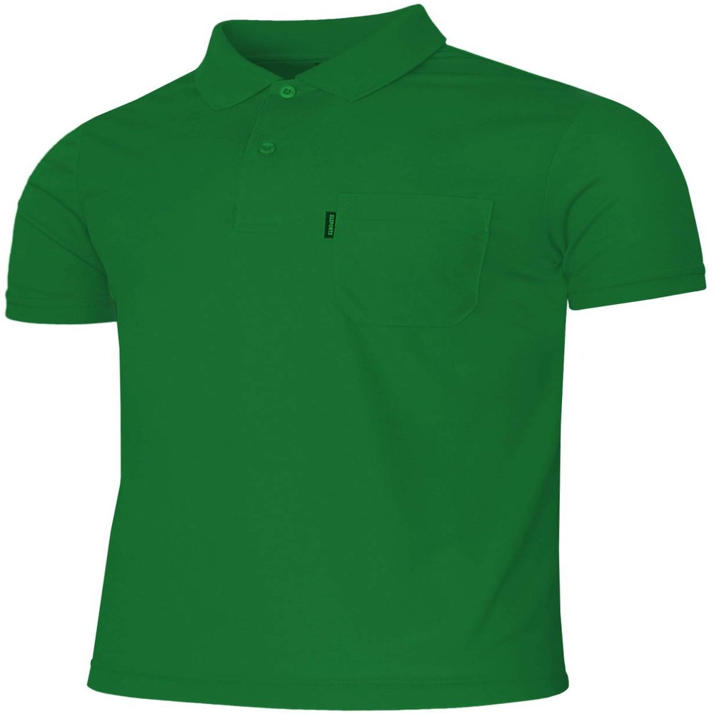 BCPOLO Men's Polo Shirt Short Sleeve Polo Shirt Dri Fit Basic Polo Shirt Green-M